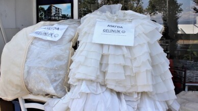 (Özel) Bu gelinlikler bedava...İhtiyaç sahipleri alabilir