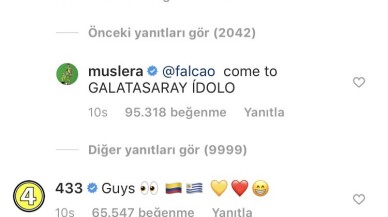 Radamel Falcao’dan Galatasaray taraftarını heyecanlandıran paylaşım