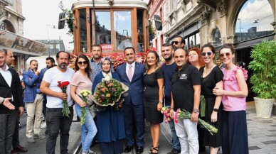 Beyoğlu çiçek açtı