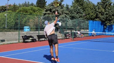 Büyükçekmece’de tenis turnuvasına büyük ilgi