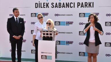 Dilek Sabancı Park’ı hizmete açıldı