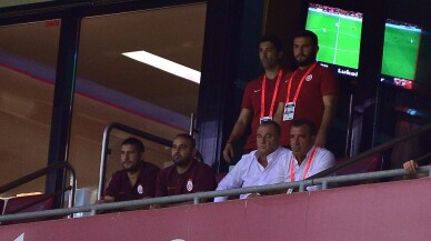 Fatih Terim maçı locadan takip etti