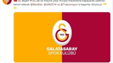 Galatasaray’dan Beşiktaş, Başakşehir ve Trabzonspor’a destek