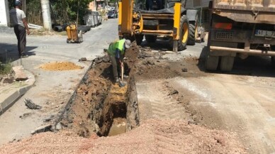 Gebze’de hummalı alt yapı çalışması