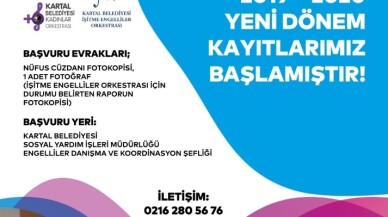 Kartal Belediyesi İşitme Engelliler ve Kadınlar Orkestrası’nın yeni dönem kayıtları başladı