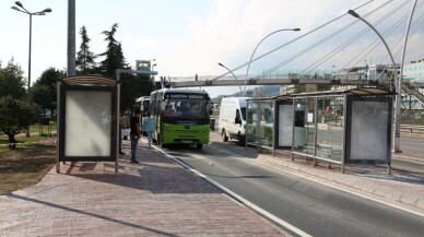 Kent trafiğini rahatlatacak cep durak trafiğe açıldı