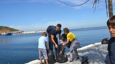 Marmara Adası’nda “Dünya Temizlik Günü” etkinliği