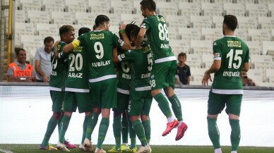 TFF 1. Lig: Bursaspor: 1 - Erzurumspor: 0 (İlk yarı sonucu)