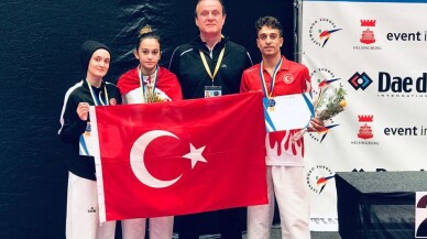 Ümit milli taekwondoculardan 3 gümüş