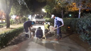 Yürüyüş Yolu’na gece bakımı