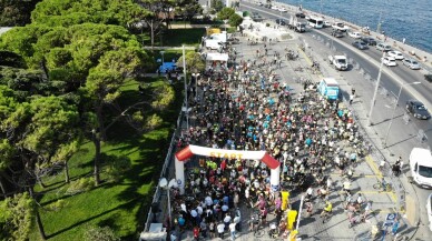 Yüzlerce bisikletli Üsküdar’dan Beykoz’a pedal çevirdi