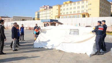 Afet ve deprem anında toplanma yerleri denetlendi