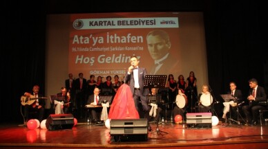 Ata’nın sevdiği şarkılar, Kartal’da Cumhuriyet dostlarıyla buluştu