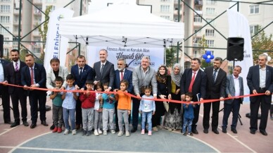 Baykoca semt sahası törenle açıldı