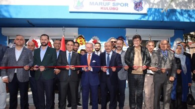 Bayrampaşa Çankırı Maruf Spor Kulübünün lokal binası açıldı