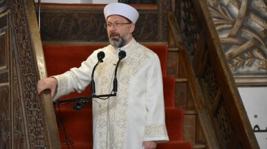 Diyanet İşleri Başkanı Erbaş, çevre ve israfa dikkat çekti