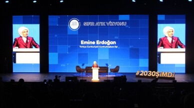 Emine Erdoğan: "2023 yılına kadar geri kazanım oranımızı yüzde 35 seviyesine çıkaracağız"