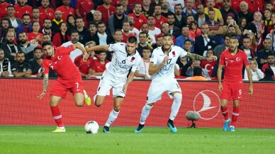 EURO 2020 Elemeleri: Türkiye: 0 - Arnavutluk: 0 (İlk yarı)