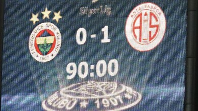 Fenerbahçe, Kadıköy’de 342 gün sonra kaybetti