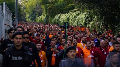 Galatasaray taraftarı Beşiktaş Park’ta