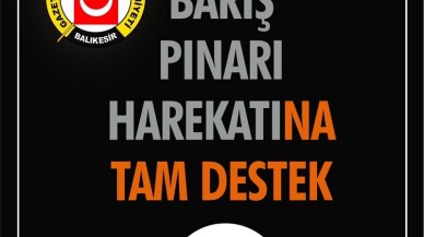 Gazetecilerden Barış Pınarı Harekatına tam destek