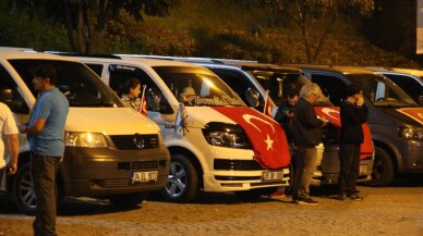 İstanbul’da Barış Pınarı Harekatı’na destek konvoyu