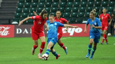 Kadınlar Avrupa Futbol Şampiyonası: Türkiye: 1 - Slovenya: 6 (Maç sonucu)