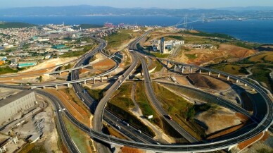 (özel) Kuzey Marmara Otoyolu’nun yapım aşamaları böyle görüntülendi