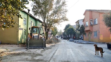 Suat Yalkın Caddesi’nde çalışmalar devam ediyor