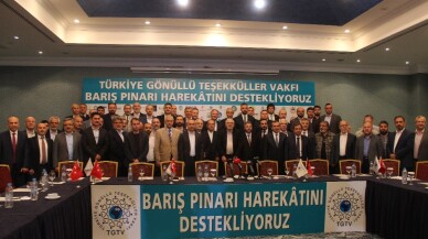 Türkiye Gönüllü Teşekküller Vakfı’ndan Barış Pınarı Harekatı’na destek