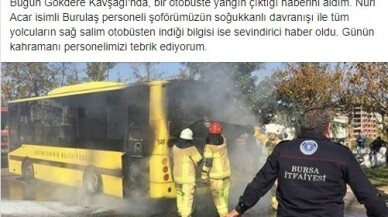 Başkan Aktaş’tan yolcuların hayatını kurtaran şoföre tebrik