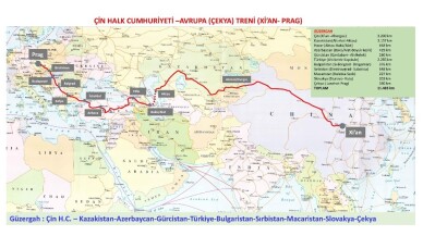 Çin’den gelen ilk yük treni, Marmaray’dan geçip Prag’a ulaşacak