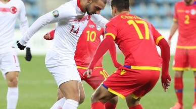 EURO 2020 Elemeleri: Andorra: 0 - Türkiye: 2 (İlk yarı)