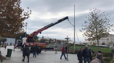 Gebze kent meydanı ışıl ışıl oldu