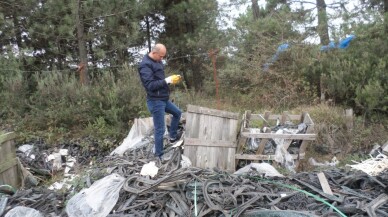 Gebze’de kaçak atıkla mücadele sürüyor