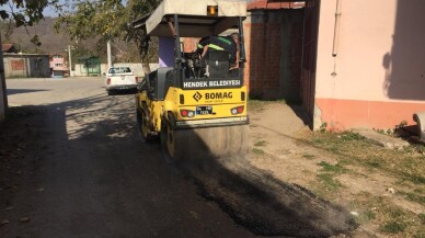 Hendek’te asfalt çalışmaları devam ediyor