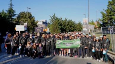 İGA çalışanları serebral palsili çocuklar için koştu