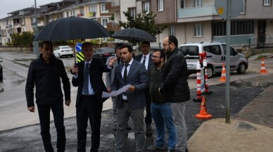 İnegöl Şehit Ömer Halisdemir Caddesi’ne kavşak düzenlenmesi