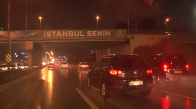 İstanbul’da yağmur etkisini göstermeye başladı