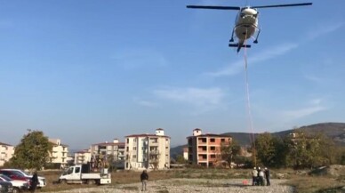 İznik semalarında uçan helikopterin esrarı çözüldü