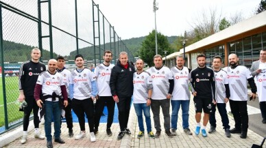 Karakartallılar Beşiktaş’ı antrenmanda ziyaret etti