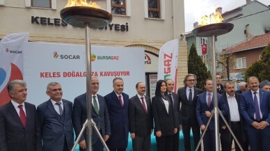 Keles’te doğalgaz sevinci