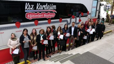 "Kız Kardeşim Eğitim Tırı" Bursalı kadınlarla buluştu