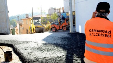 Osmangazi’den Ovaakça ve Panayır’da asfalt çalışması