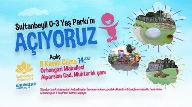 Sultanbeyli’de miniklere özel park