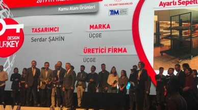 ÜÇGE Saturn raf sistemlerine Design Turkey’den çifte ödül