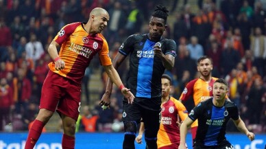 UEFA Şampiyonlar Ligi: Galatasaray: 1 - Club Brugge: 0 (İlk yarı)