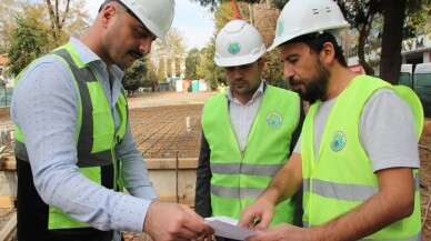 Zeki Cömert Parkı yenileme çalışmaları başladı