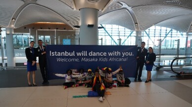 Afrikalı yetim ve öksüz çocuklardan oluşan dans grubu İstanbul’da