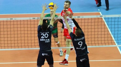 Avrupa Erkekler CEV Kupası: Arkas: 3 - Dinamo Bükreş: 1